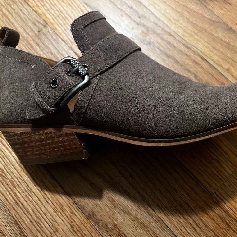 Frye Rubie Moto Slip on Bootie, size 10